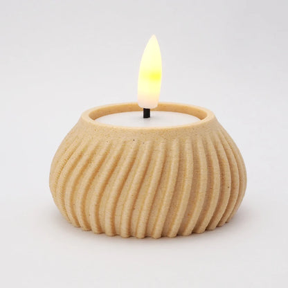 FLUTE LED Tealight Holder
