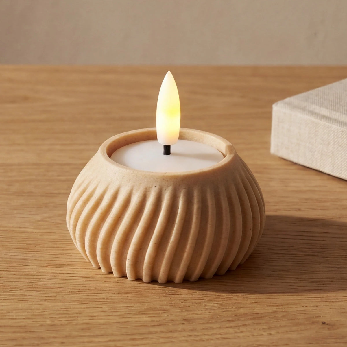 FLUTE LED Tealight Holder