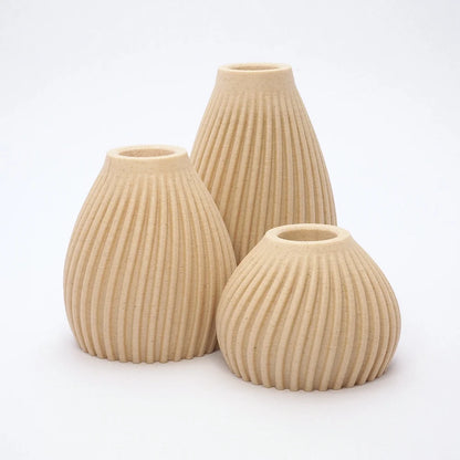 FLUTE LED Candle Holders - Set of 3