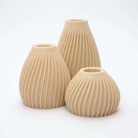 FLUTE LED Candle Holders - Set of 3