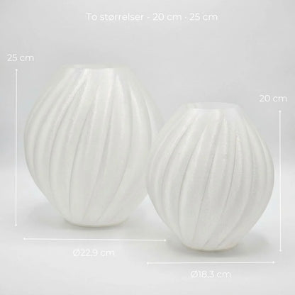SWIRL Vase - Transparent, 20/25 cm