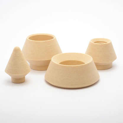 MODUL Christmas Tree LED Candle Holders - Set of 3