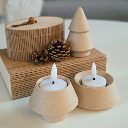 MODUL Christmas Tree LED Candle Holders - Set of 3