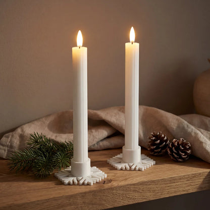 Snowflake LED Candle Holder