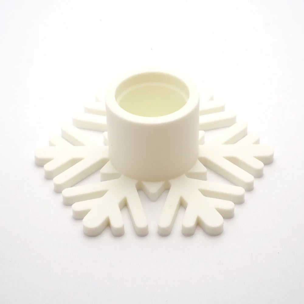 Snowflake LED Candle Holder
