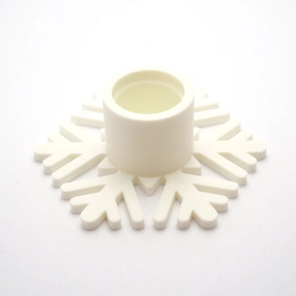 Snowflake LED Candle Holder